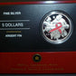 2006 $5 PINK RIBBON FINE SILVER COIN