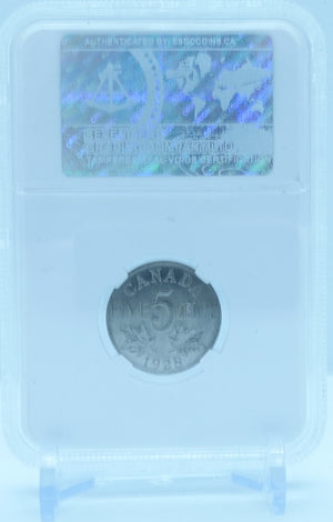 1928 5 CENT CANADA – MS 65 - GRADED