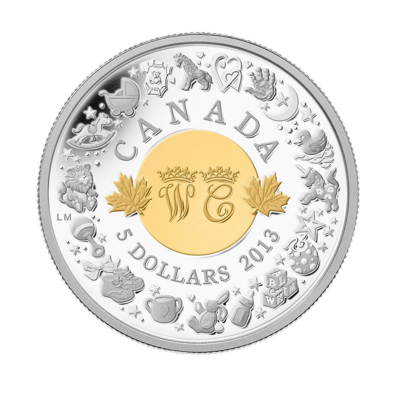 2013 $5 - BIRTH OF THE ROYAL INFANT -  FINE SILVER COIN