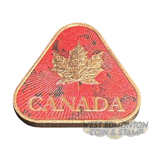 1oz CANADA TRIANGLE COPPER COIN