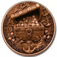 5oz CAPTAIN BLACKHEART ANTIQUED COPPER ROUND