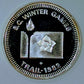 1982 WINTER GAMES TRAIL BC FINE SILVER MEDALLION
