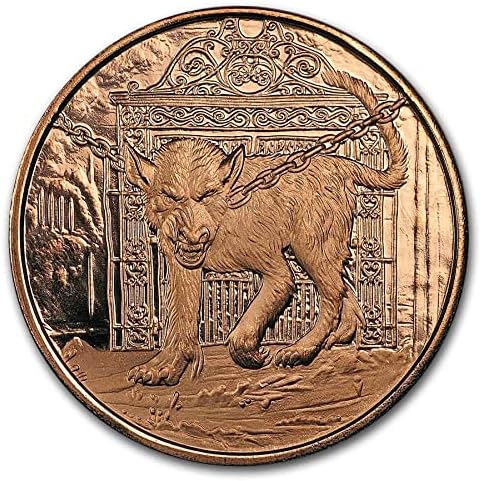 2023 1oz NORDIC CREATURE SERIES: HELLHOUND COPPER ROUND