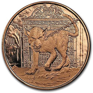 2023 1oz NORDIC CREATURE SERIES: HELLHOUND COPPER ROUND