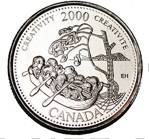 2000 CREATIVITY 25-CENT ROLL