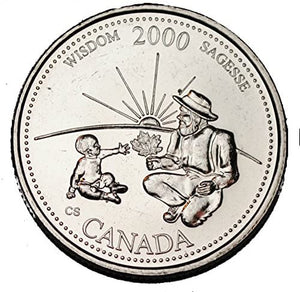 2000 WISDOM 25-CENT ROLL