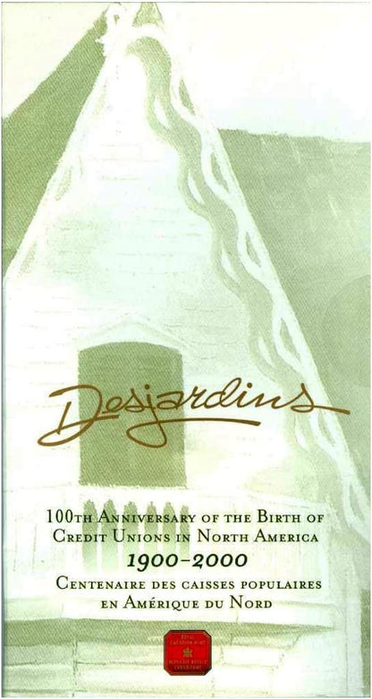 2000 CANADA DESJARDINS PROOF STERLING SILVER DIME