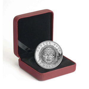 2009 1oz $20 SILVER COIN - SUMMER MOON MASK