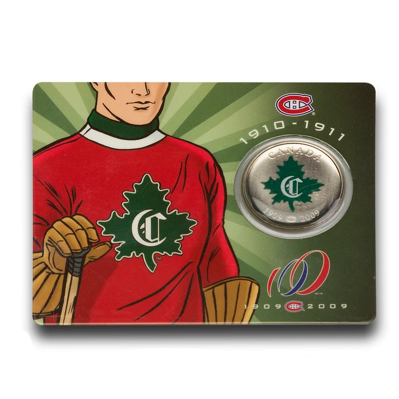 2009 50c MONTREAL CANADIENS CENTENNIAL: CLUB ATHLETIQUE CANADIEN COIN