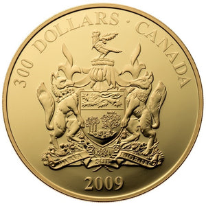E-TRANSFER ONLY - 2009 $300 14-KARAT GOLD COIN - PROVINCIAL COAT OF ARMS: PRINCE EDWARD ISLAND