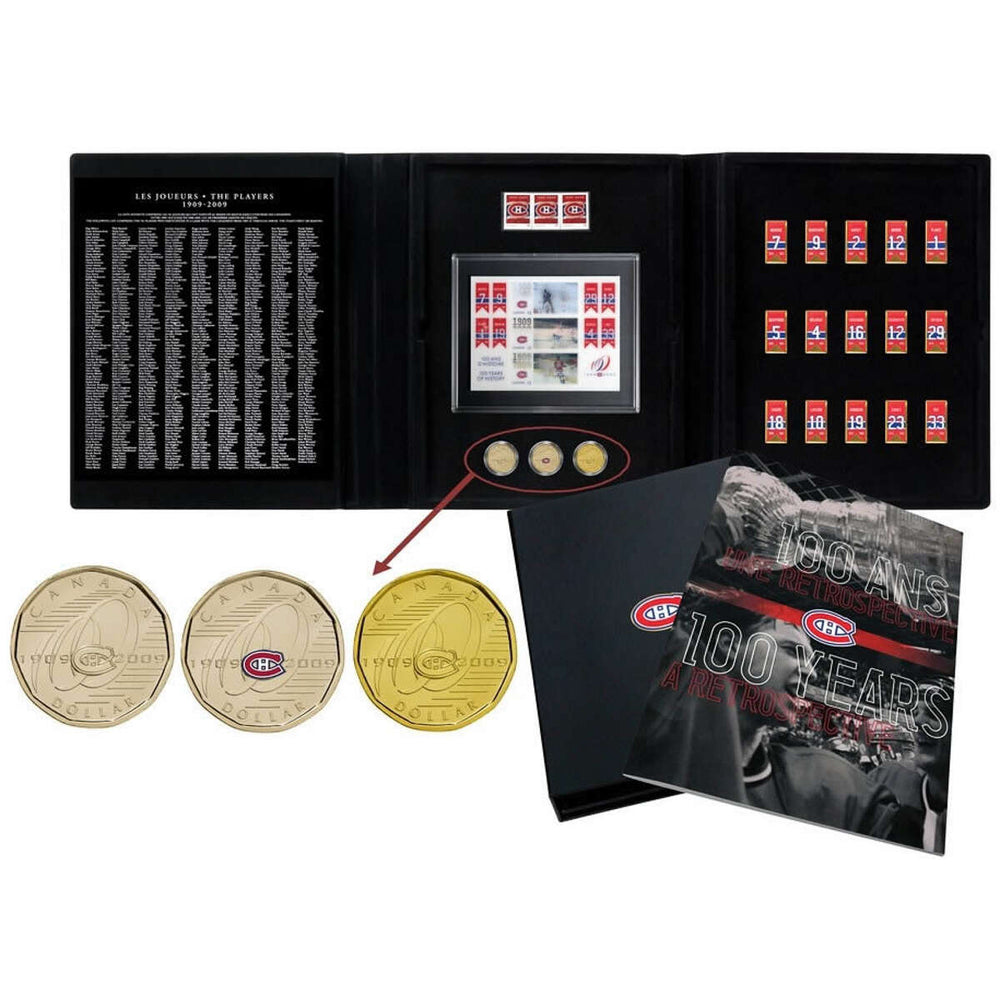 1909 - 2009 MONTREAL CANADIENS 100TH ANNIVERSARY COLLECTOR SET