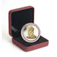 2011 1/4oz  $3 - FAMILY SCENE - FINE SILVER GOLD PLATED COIN