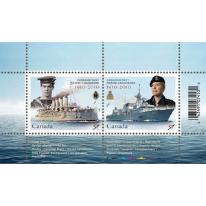 2010 $1 THE CANADIAN NAVY CENTENNIAL COIN AND STAMP SET