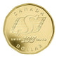 2010 SASKATCHEWAN ROUGHRIDERS POP UP FOOTBALL HELMET WITH DOLLAR (GOLD PLATED) (LIMITED TO 15000)