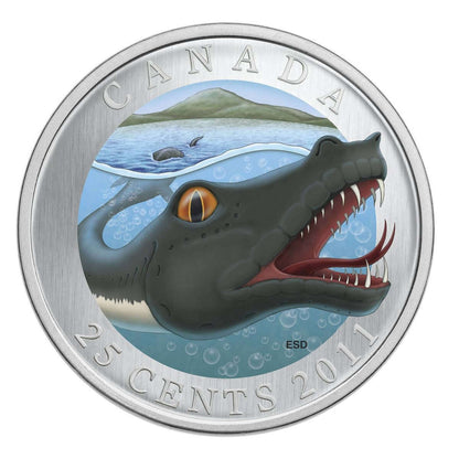 2011 - 25 CENTS CANADIAN MYTHICAL CREATURES: MEMPHRE