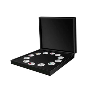 2012 3oz $3 BIRTHSTONE 12-COIN SET