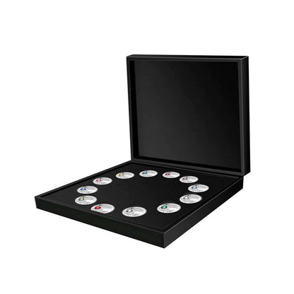 2012 3oz $3 BIRTHSTONE 12-COIN SET