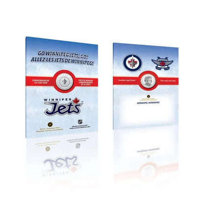 2012 50c WINNIPEG JETS COMMEMORATIVE COIN
