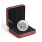 2012 25-CENT COLOURED COIN - ASTER AND BUMBLE BEE