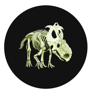 2012 25-CENT GLOW IN THE DARK DINOSAUR PREHISTORIC ANIMALS - PACHYRHINOSAURUS LAKUSTAI
