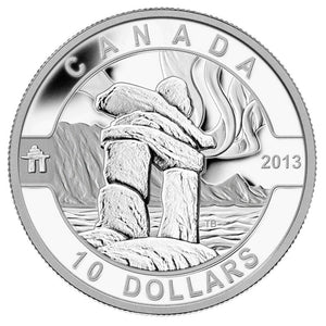 2013 $10 O CANADA FULL 12 COIN SERIES: SILVER COINS WITH WOODEN BOX (6oz total)