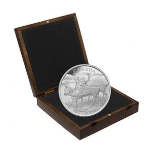 E-TRANSFER ONLY - 2013 $250 THE CARIBOU - PURE SILVER KILO COIN