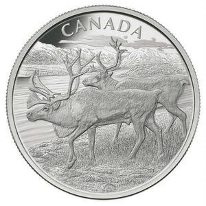 E-TRANSFER ONLY - 2013 $250 THE CARIBOU - PURE SILVER KILO COIN