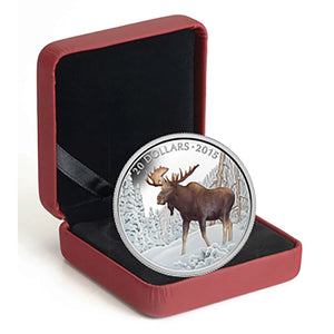 2015 1oz $20 THE MAJESTIC MOOSE FINE SILVER COIN