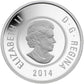 2014 1/4oz $5 FLOWERS IN CANADA ROSE FINE SILVER COIN