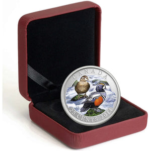 2014 25-CENT COLOURED COIN HARLEQUIN DUCK
