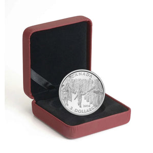 2014 1/4oz $3 WAIT FOR ME DADDY FINE SILVER COIN (NO SLEEVE)