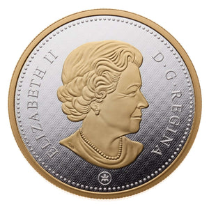 2015 5-CENT 5oz BIG COIN SERIES: BEAVER FINE SILVER COIN