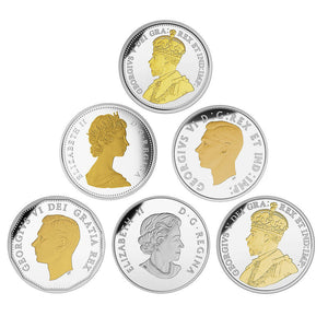 2015 5 CENT LEGACY OF THE CANADIAN NICKEL PURE SILVER SIX-COIN SET