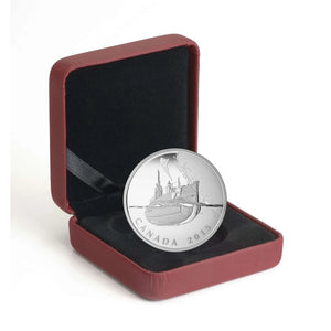 SALE - 2015 1oz $20 THE CANADIAN HOME FRONT - CANADA'S FIRST SUBMARINES DURING THE FIRST WORLD WAR FINE SILVER COIN (VERY TONED)