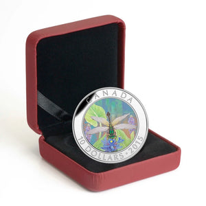 2015 1/2oz $10 DRAGONFLY: PYGMY SNAKETAIL FINE SILVER COIN