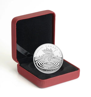 2015 1oz $20 REFLECTION FINE SILVER COIN MAPLE LEAF