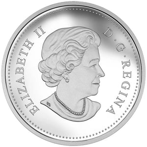 2015 1oz $20 GRIZZLY BEAR: THE CATCH FINE SILVER COIN