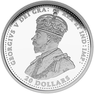 2015 1oz $20 100TH ANNIVERSARY OF IN FLANDERS FIELDS FINE SILVER COIN