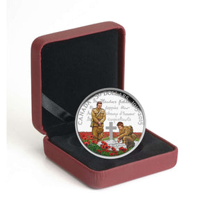 2015 5oz $50 100TH ANNIVERSARY OF IN FLANDERS FIELDS FINE SILVER COIN