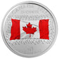 2015 25c CANADIAN FLAG COLLECTOR CARD, 50TH ANNIVERSARY