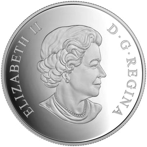 2016 1oz $20 GEOMETRY IN ART: THE LOON FINE SILVER COIN