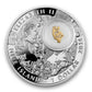 2014 $1 SYMBOLS OF LUCK: GOLDFISH FINE SILVER COIN
