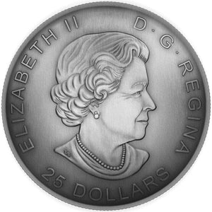 2016 $5 140TH ANNIVERSARY OF THE LIBRARY OF PARLIAMENT FINE SILVER COIN