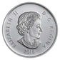 2016 1oz $20 MAJESTIC MAPLE LEAVES WITH DRUSY STONE FINE SILVER COIN