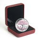 2016 $15 CHERRY BLOSSOMS FINE SILVER COIN