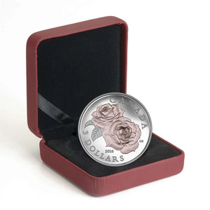 2016 1/4oz $3 QUEEN ELIZABETH ROSE FINE SILVER COIN