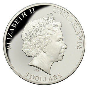 2015 1oz $5 WORLD OF PARROTS: RAINBOW LORIKEET - STERLING SILVER COIN