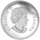 2017 1oz $20 SNOW-COVERED TREES - MURANO GLASS FINE SILVER COIN