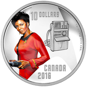 SALE - 2016 1/2oz $10 STAR TREK™: UHURA FINE SILVER COIN STAR (NO SLEEVE)