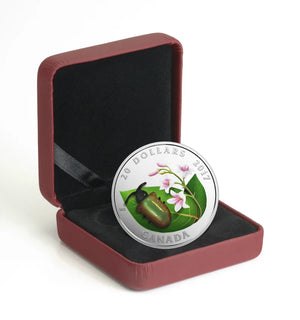 2017 1oz $20 LITTLE CREATURES: DOGBANE BEETLE FINE SILVER COIN
